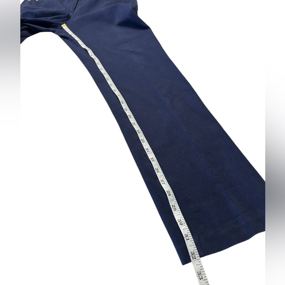 J. McLaughlin Navy Blue Trousers with Gold Accents - Picture 9 of 11